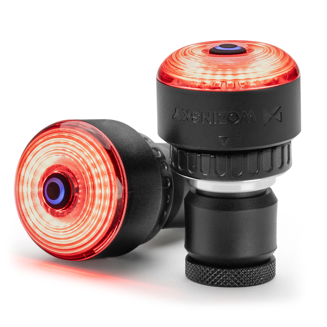 Wozinsky WIS-02 Nepralaidus vandens išmanusis galinė lempa 1vnt - Juoda -- Bicycle Lights