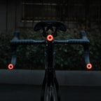 Wozinsky WIS-02 Nepralaidus vandens išmanusis galinė lempa 1vnt - Juoda -- Bicycle Lights