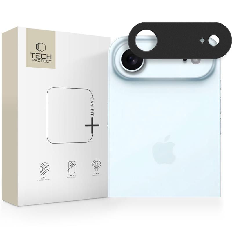 Tech-Protect Camalloy Fit+ kameros apsauga iPhone 17 Air – juoda -- iPhone 17 Air