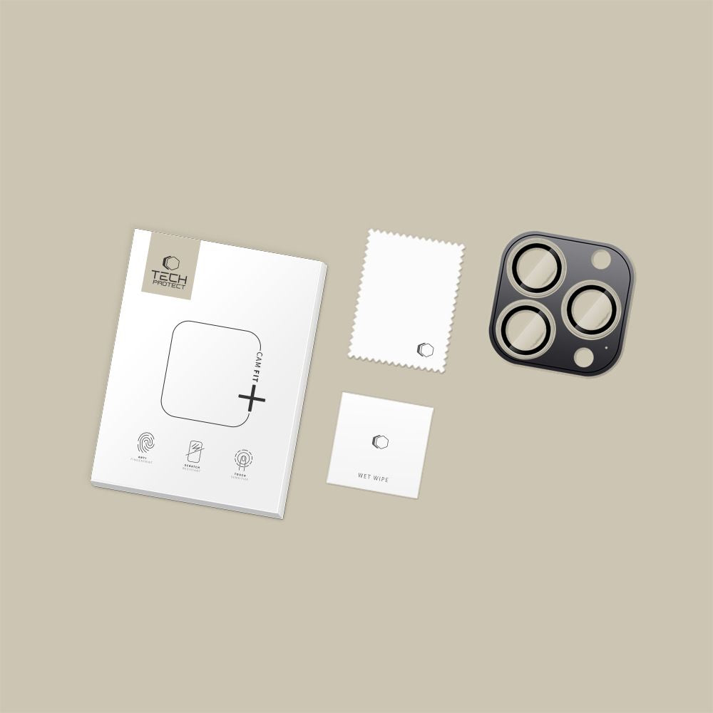 Tech-Protect Camring Fit+ kameros lęšių apsauga iPhone 14/15/16/17 Pro/Max – skaidri -- iPhone 14 Pro / iPhone 14 Pro Max...