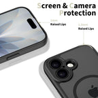 MagSafe dėklas iPhone 17 – matinės juodos spalvos -- iPhone 17
