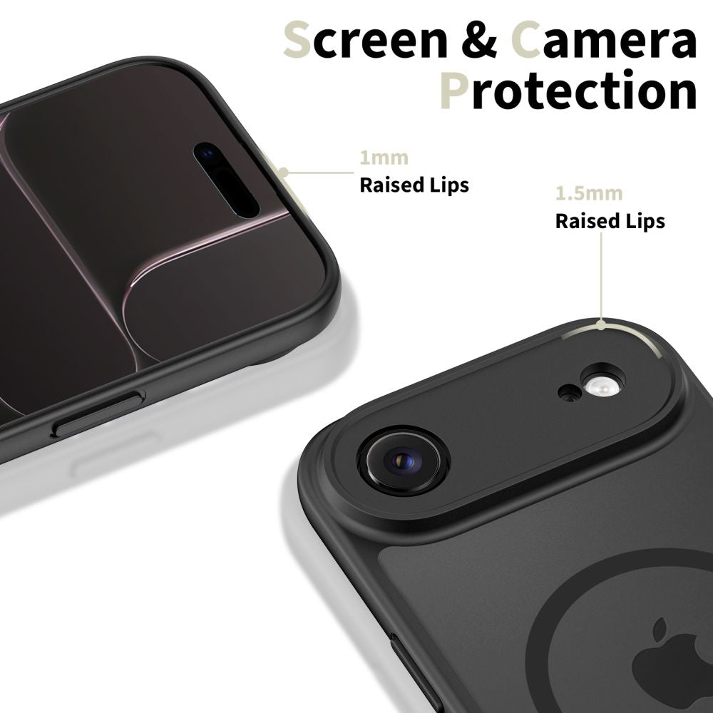 Tech-Protect BasicMag MagSafe dėklas iPhone 17 Air – juodas matinis -- iPhone 17 Air