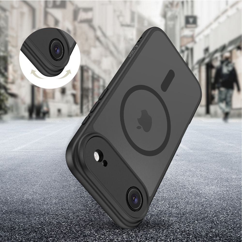 Tech-Protect BasicMag MagSafe dėklas iPhone 17 Air – juodas matinis -- iPhone 17 Air