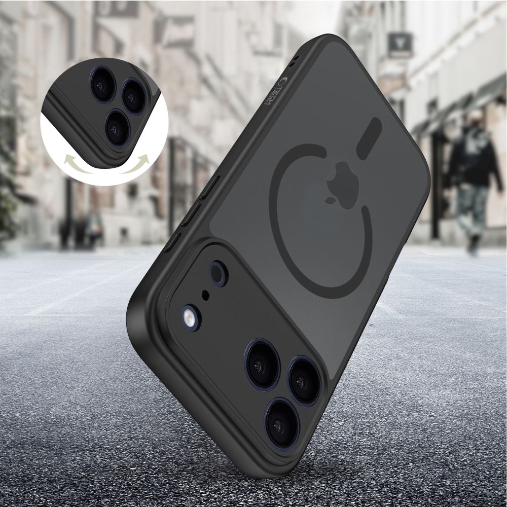Tech-Protect BasicMag MagSafe dėklas iPhone 17 Pro – juodas -- iPhone 17 Pro