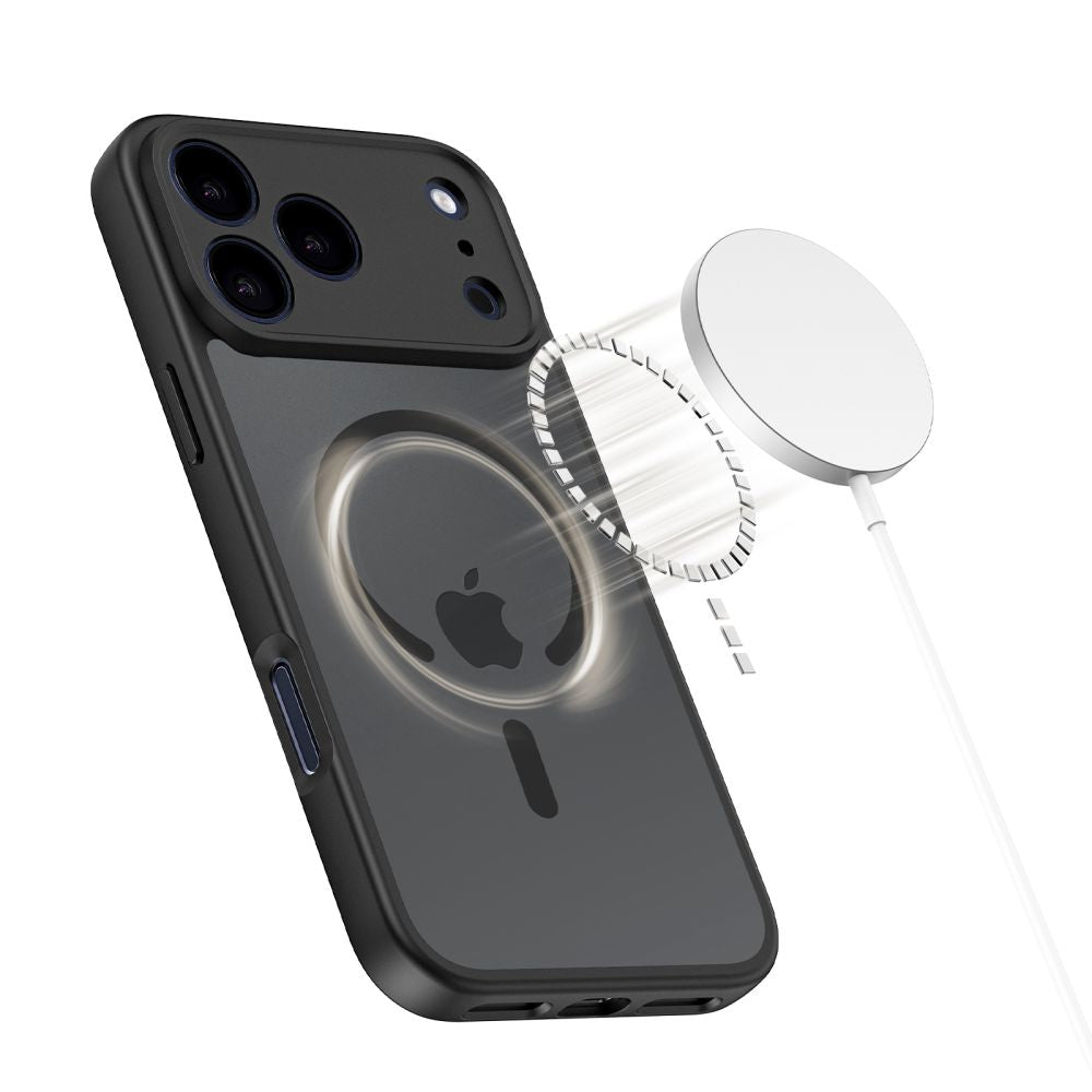 Tech-Protect BasicMag MagSafe dėklas iPhone 17 Pro – juodas -- iPhone 17 Pro