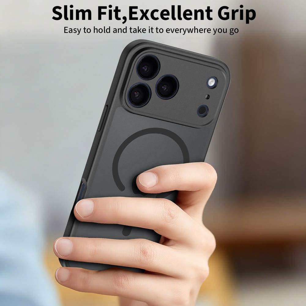 Tech-Protect BasicMag MagSafe dėklas iPhone 17 Pro – juodas -- iPhone 17 Pro