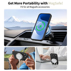 Tech-Protect MagSafe dėklas iPhone 17 Pro Max – matinis juodas -- iPhone 17 Pro Max