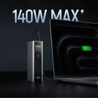 Cuktech išorinė baterija CKPB200UGLGR 210W 20000mAh 2 x USB-C 1 x USB-A - pilka