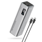 Cuktech išorinė baterija CUKP200XGLGR 100W 20000mAh 2 x USB-C 1 x USB-A - pilka -- Powerbanks