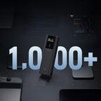Cuktech išorinė baterija CKPB100PGLBL 150W 10000mAh USB-C USB-A - juoda