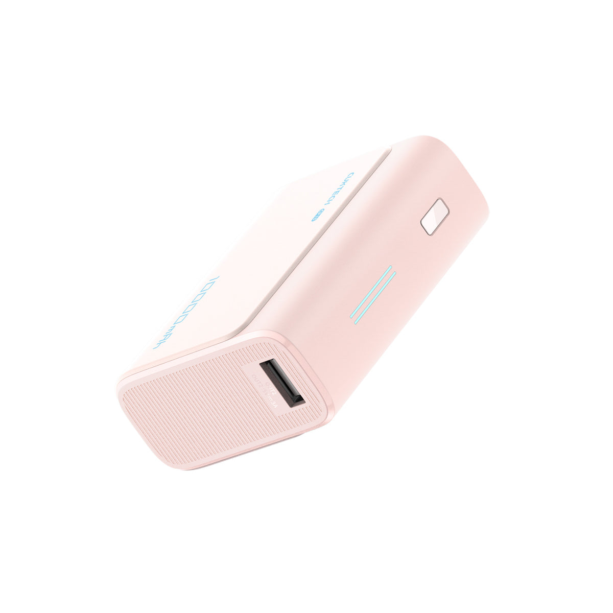 Powerbank Cuktech CP13 30W 10000mAh USB-C + USB-A - rožinis -- Powerbanks