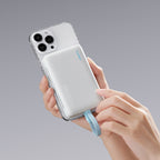 Cuktech CP132ML 10000 mAh Magnetinis Powerbank - Baltas -- Powerbanks