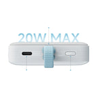 Cuktech CP132ML 10000 mAh Magnetinis Powerbank - Baltas -- Powerbanks