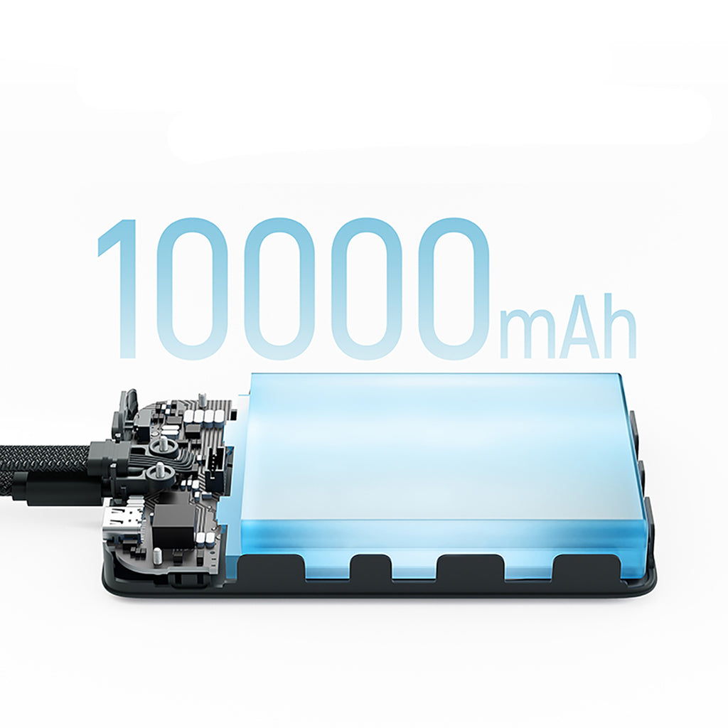 Cuktech CP132ML 10000 mAh Magnetinis Powerbank - Baltas -- Powerbanks