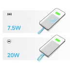 Cuktech CP132ML 10000 mAh Magnetinis Powerbank - Baltas -- Powerbanks