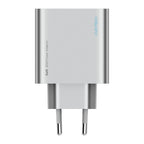 Cuktech 65W GaN 2xUSB-C 1xUSB-A sieninis įkroviklis - pilkas -- Cell phone chargers