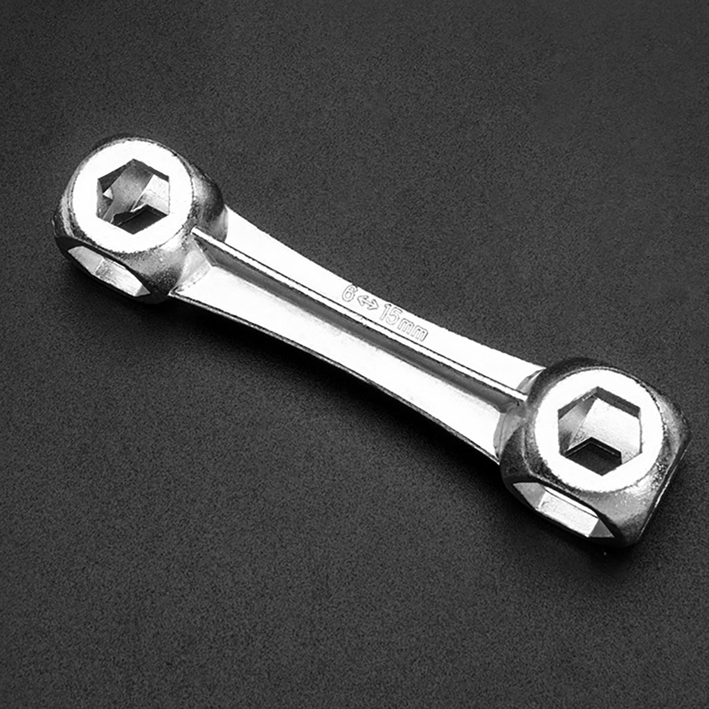 Wozinsky WMZ-01N įrankių komplektas, 16 į 1 dviračio multitool, pompa, raktai, vidinės padangos komplektas - juodas --...