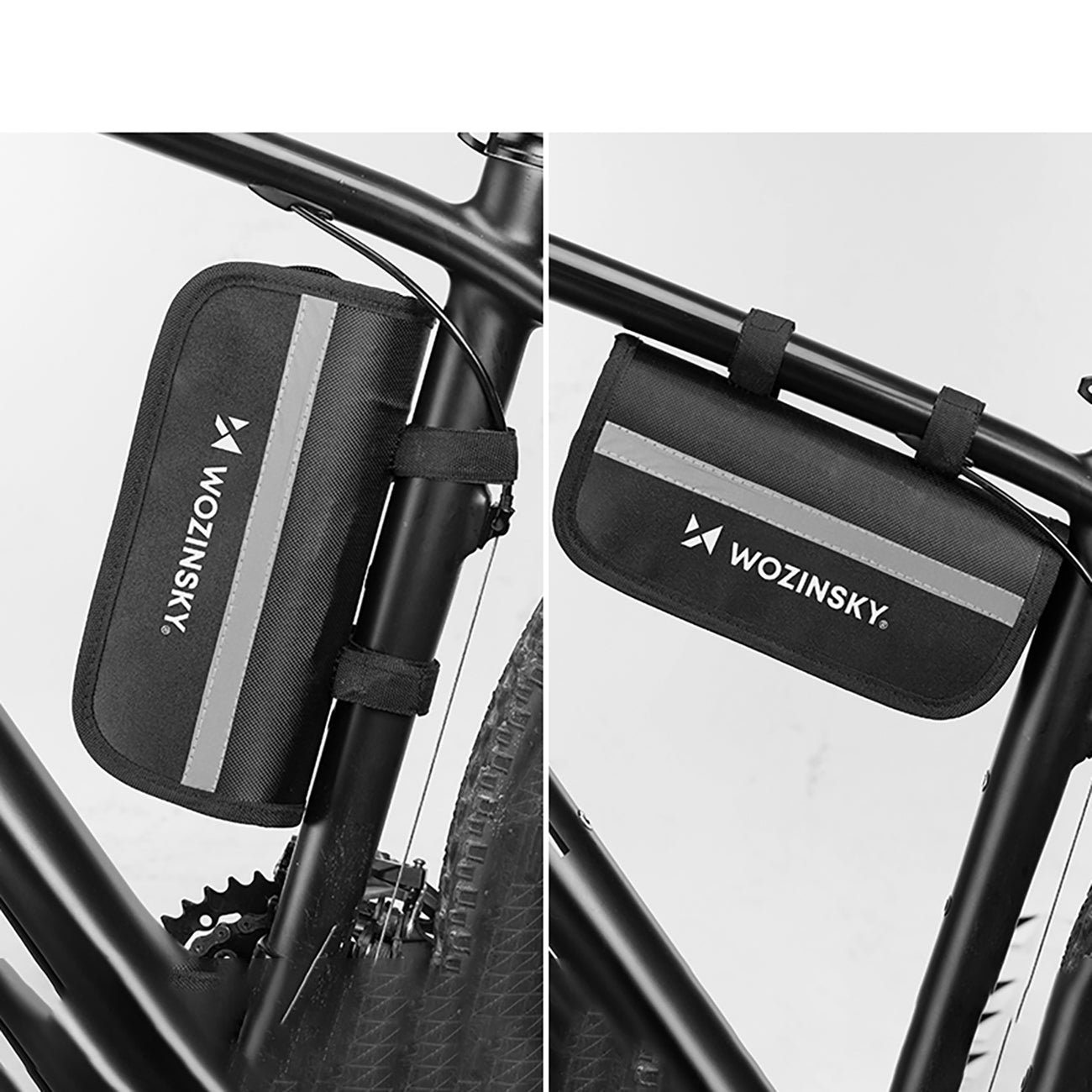 Wozinsky WMZ-01N įrankių komplektas, 16 į 1 dviračio multitool, pompa, raktai, vidinės padangos komplektas - juodas --...