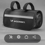 Wozinsky WMZ-01N įrankių komplektas, 16 į 1 dviračio multitool, pompa, raktai, vidinės padangos komplektas - juodas --...
