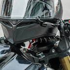 Wozinsky WBN-01R vandeniui atsparus dviračio ir šalmo spyna su 4 skaitmenų kombinacija - juoda -- Bicycle Helmets