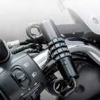 Wozinsky WBN-01R vandeniui atsparus dviračio ir šalmo spyna su 4 skaitmenų kombinacija - juoda -- Bicycle Helmets