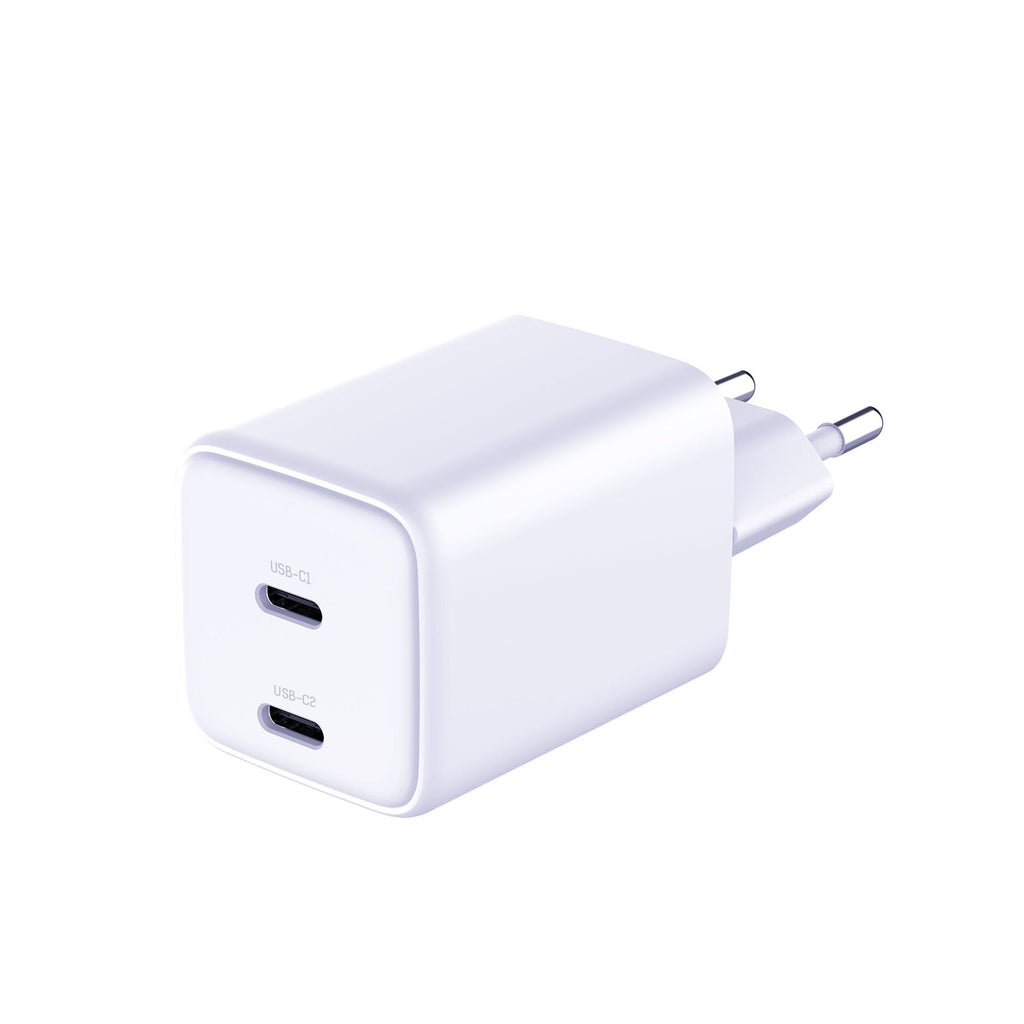 3mk Hyper Charger PD 45W QC4+ PPS 2C Super-Fast Charge 2.0 sieninis įkroviklis - baltas -- Cell phone chargers