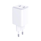 3mk Hyper Charger PD 45W QC4+ PPS 2C Super-Fast Charge 2.0 sieninis įkroviklis - baltas -- Cell phone chargers