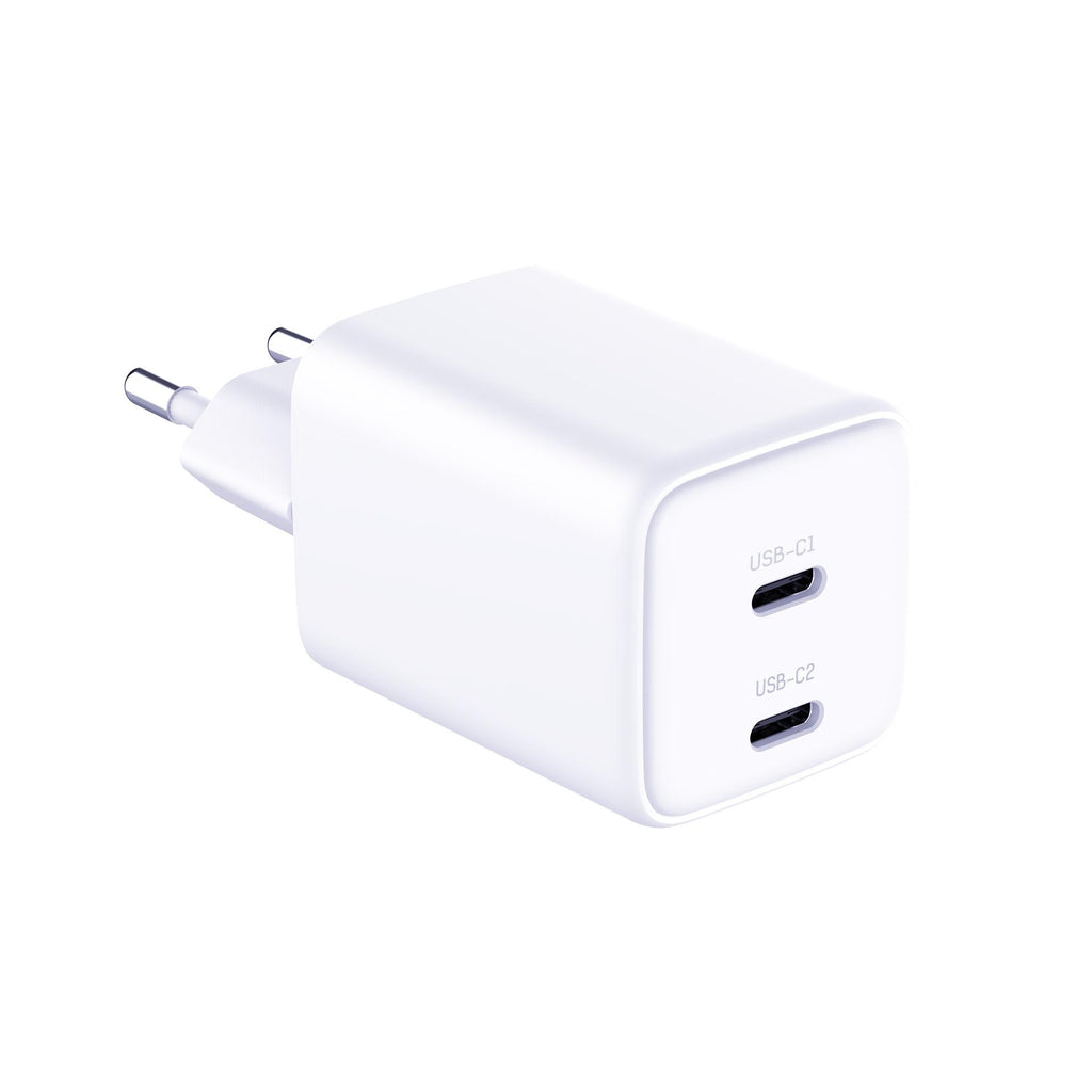 3mk Hyper Charger PD 45W QC4+ PPS 2C Super-Fast Charge 2.0 sieninis įkroviklis - baltas -- Cell phone chargers