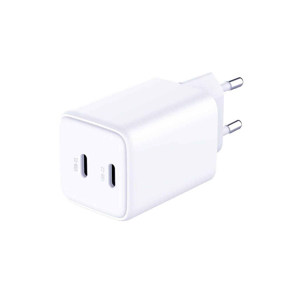 3mk Hyper Charger PD 45W QC4+ PPS 2C Super-Fast Charge 2.0 sieninis įkroviklis - baltas -- Cell phone chargers