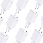 3mk Hyper Charger PD 45W QC4+ PPS 2C Super-Fast Charge 2.0 sieninis įkroviklis - baltas -- Cell phone chargers