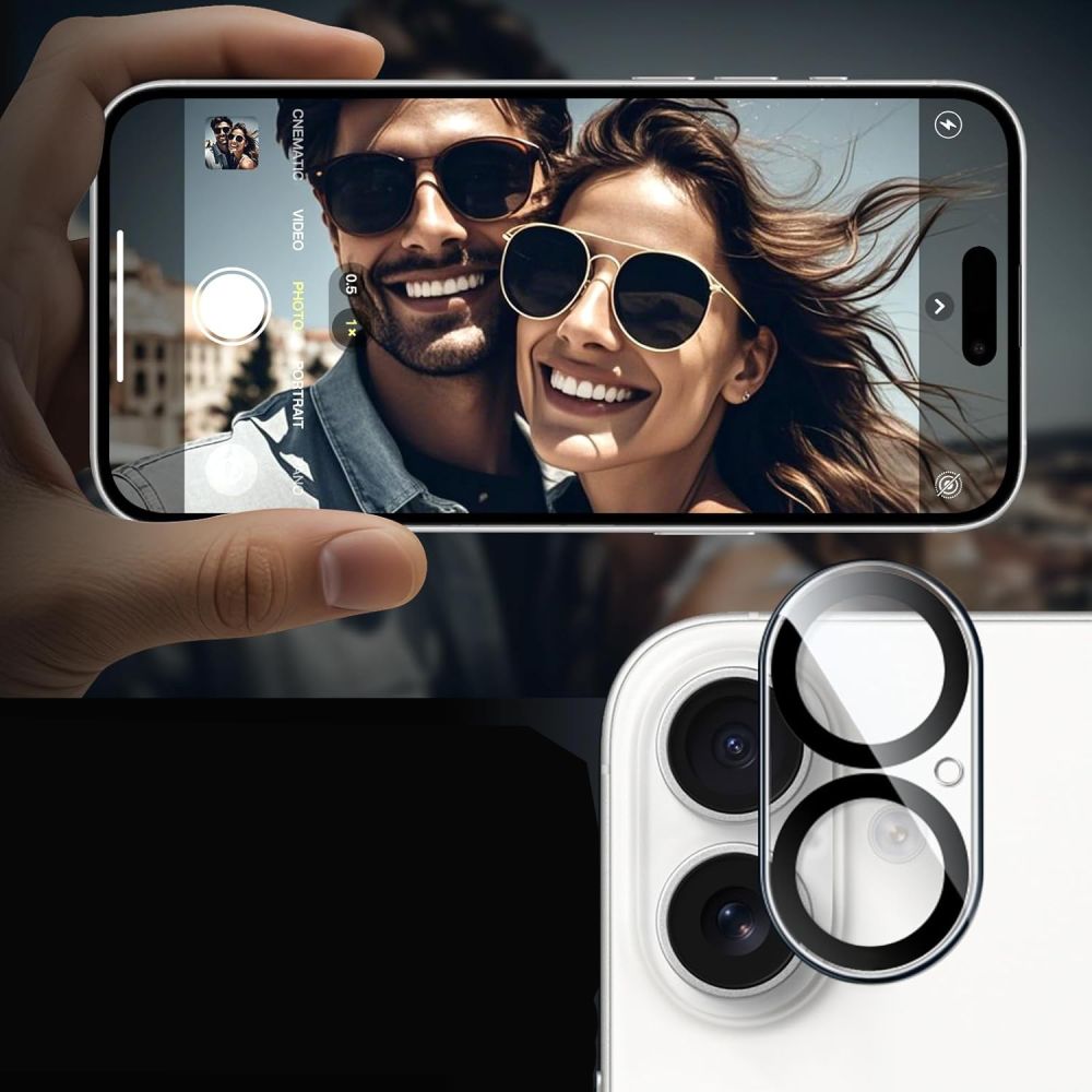 Tech-Protect Cam Fit+ kameros stiklas iPhone 17 – skaidrus -- iPhone 17