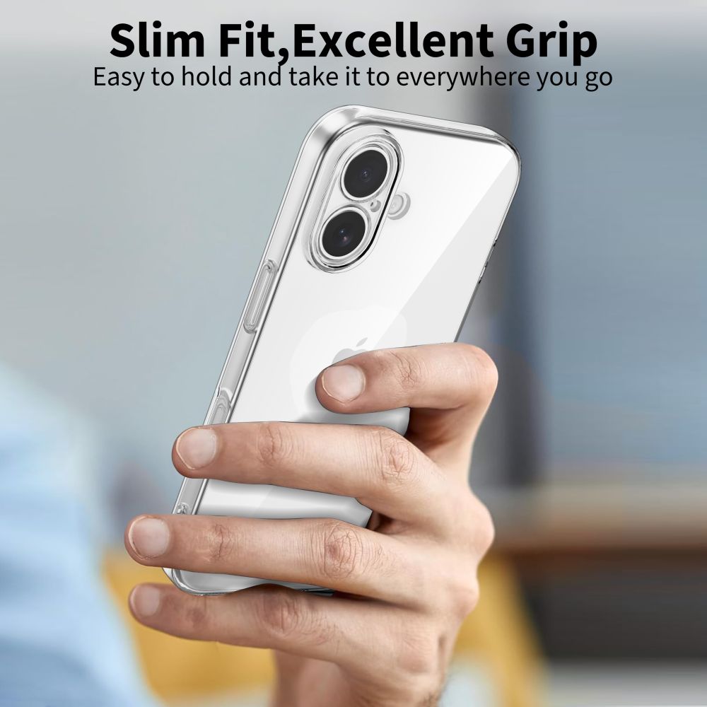 Skaidrus TPU dėklas Tech-Protect FlexAir iPhone 17 -- iPhone 17