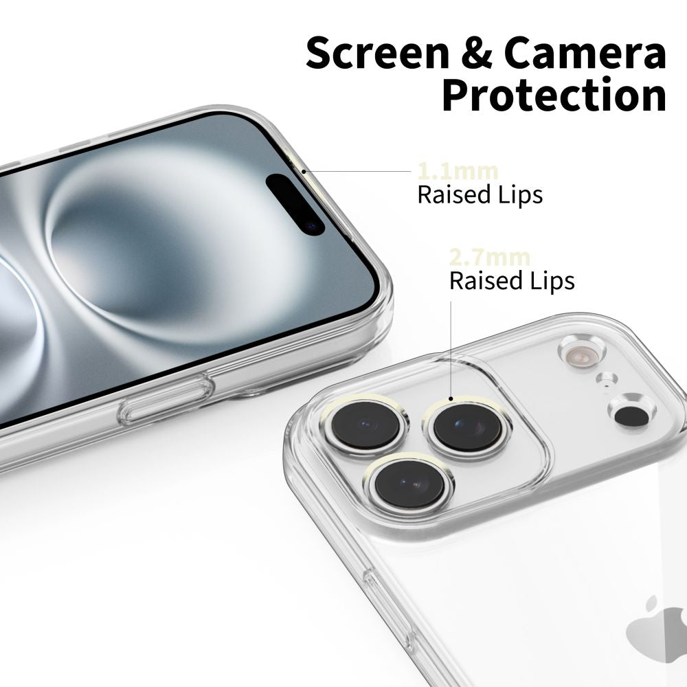 Tech-Protect FlexAir dėklas iPhone 17 Pro – skaidrus -- iPhone 17 Pro
