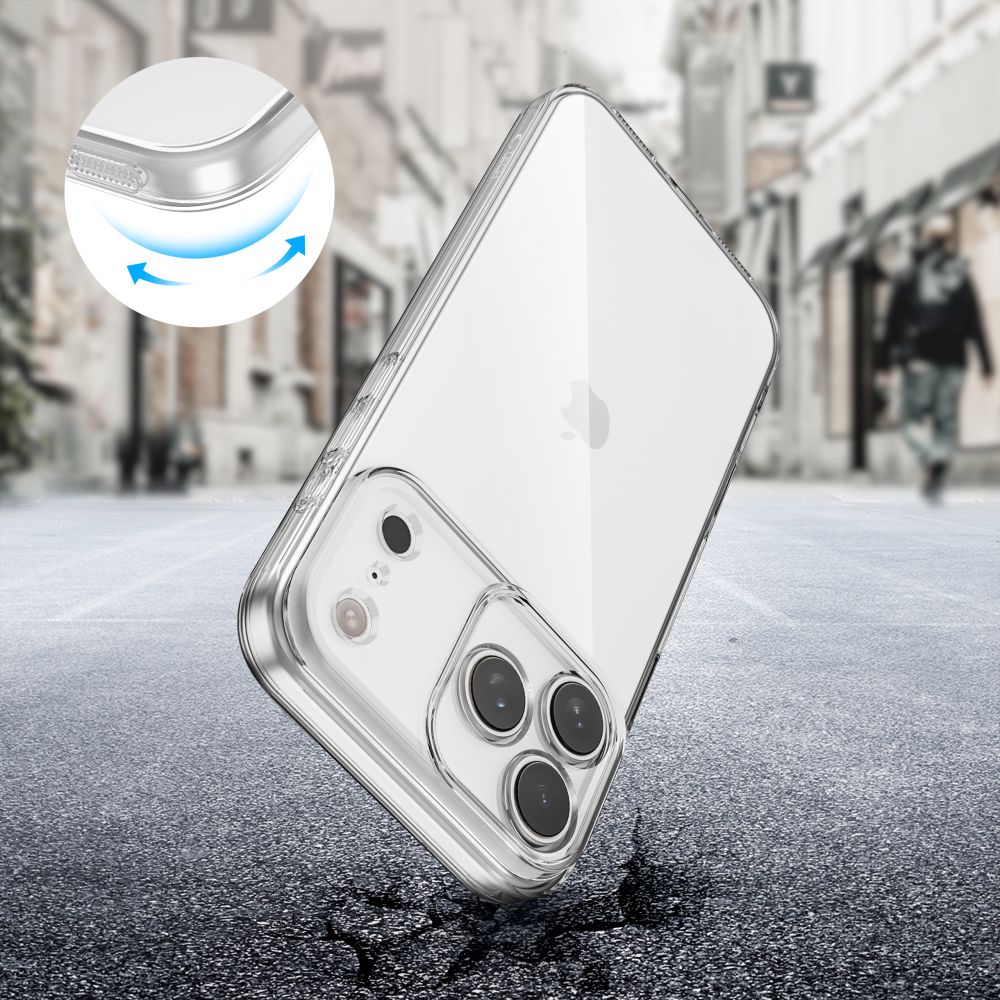 Tech-Protect FlexAir dėklas iPhone 17 Pro – skaidrus -- iPhone 17 Pro