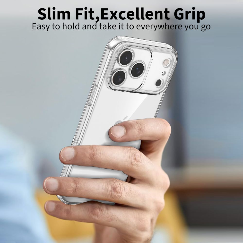 Tech-Protect FlexAir dėklas iPhone 17 Pro – skaidrus -- iPhone 17 Pro