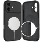 Tech-Protect MagSafe silikoninis dėklas iPhone 17 – juodas -- iPhone 17