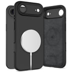 Tech-Protect silikoninis MagSafe dėklas iPhone 17 Air – juodas -- iPhone 17 Air
