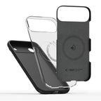 Tech-Protect silikoninis MagSafe dėklas iPhone 17 Air – juodas -- iPhone 17 Air
