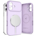 Tech-Protect silikoninis MagSafe dėklas iPhone 17 – violetinis -- iPhone 17