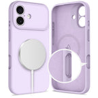 Tech-Protect silikoninis MagSafe dėklas iPhone 17 – violetinis -- iPhone 17
