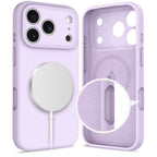 Tech-Protect silikoninis MagSafe dėklas iPhone 17 Pro – violetinis -- iPhone 17 Pro