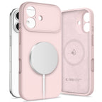 Tech-Protect silikoninis MagSafe dėklas iPhone 17 – rožinis -- iPhone 17