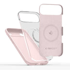 Tech-Protect MagSafe silikoninis dėklas iPhone 17 Air – rožinis -- iPhone 17 Air
