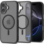 Tech-Protect MagEdge MagSafe dėklas iPhone 17 – matinis juodas -- iPhone 17