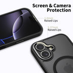 Tech-Protect MagEdge MagSafe dėklas iPhone 17 – matinis juodas -- iPhone 17