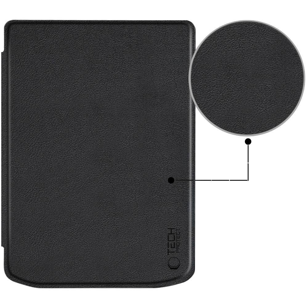 TechProtect išmanusis dėklas, skirtas PocketBook Verse / Pro / Lite - juodas -- Cell phone cases and covers
