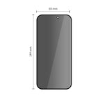 Tech-Protect privatumo stiklas iPhone 14 Pro (2 vnt.) -- iPhone 14 Pro