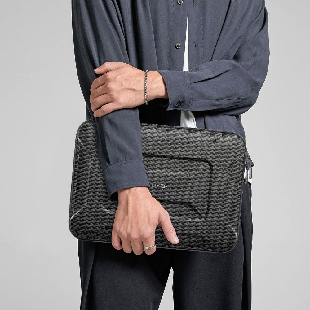 Tech-Protect Ranger-X taktinis nešiojamojo kompiuterio dėklas 13–14" – juodas