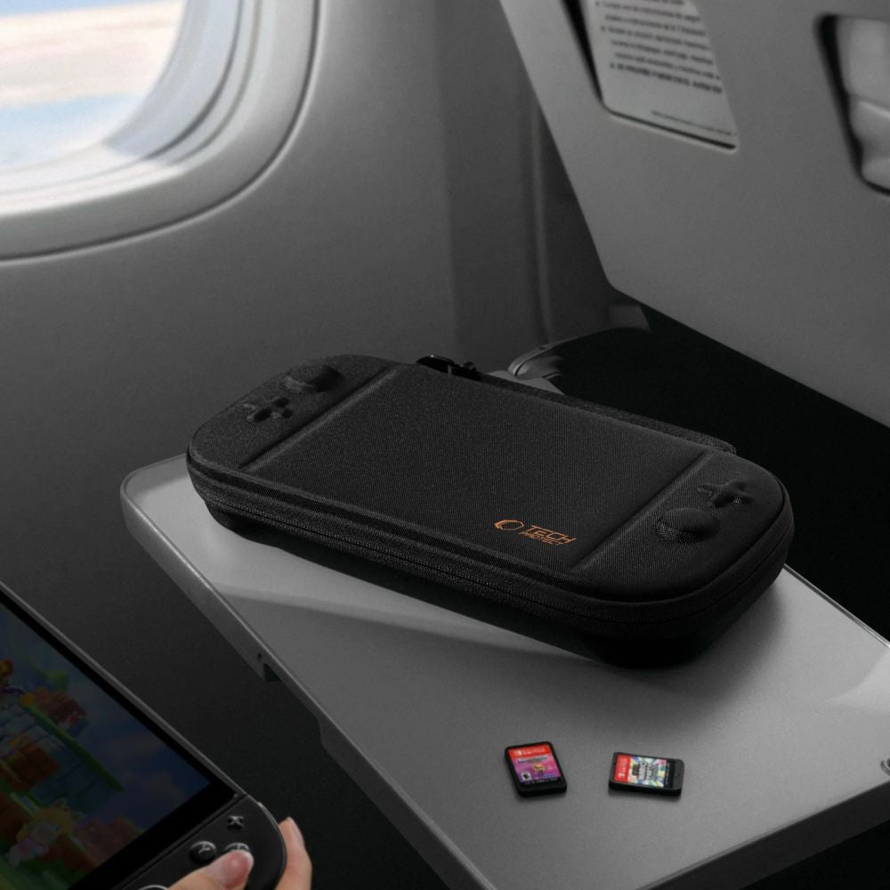 Tech-Protect Plonas Nintendo Switch 2 maišelis – juodas