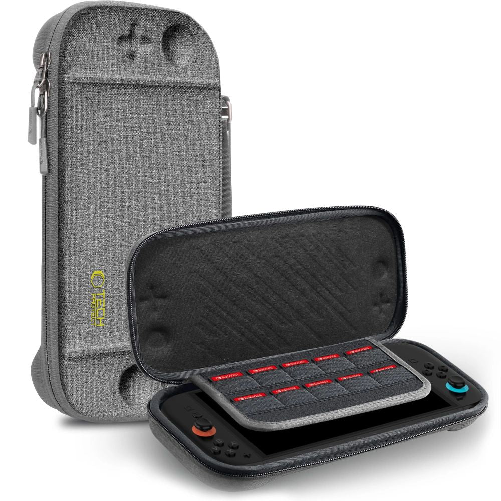 Tech-Protect Plonas Nintendo Switch 2 maišelis – pilkas -- Cell phone cases and covers